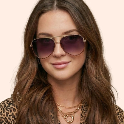 DAX Eyewear Shay Aviator Sunglasses - Polarized UV400