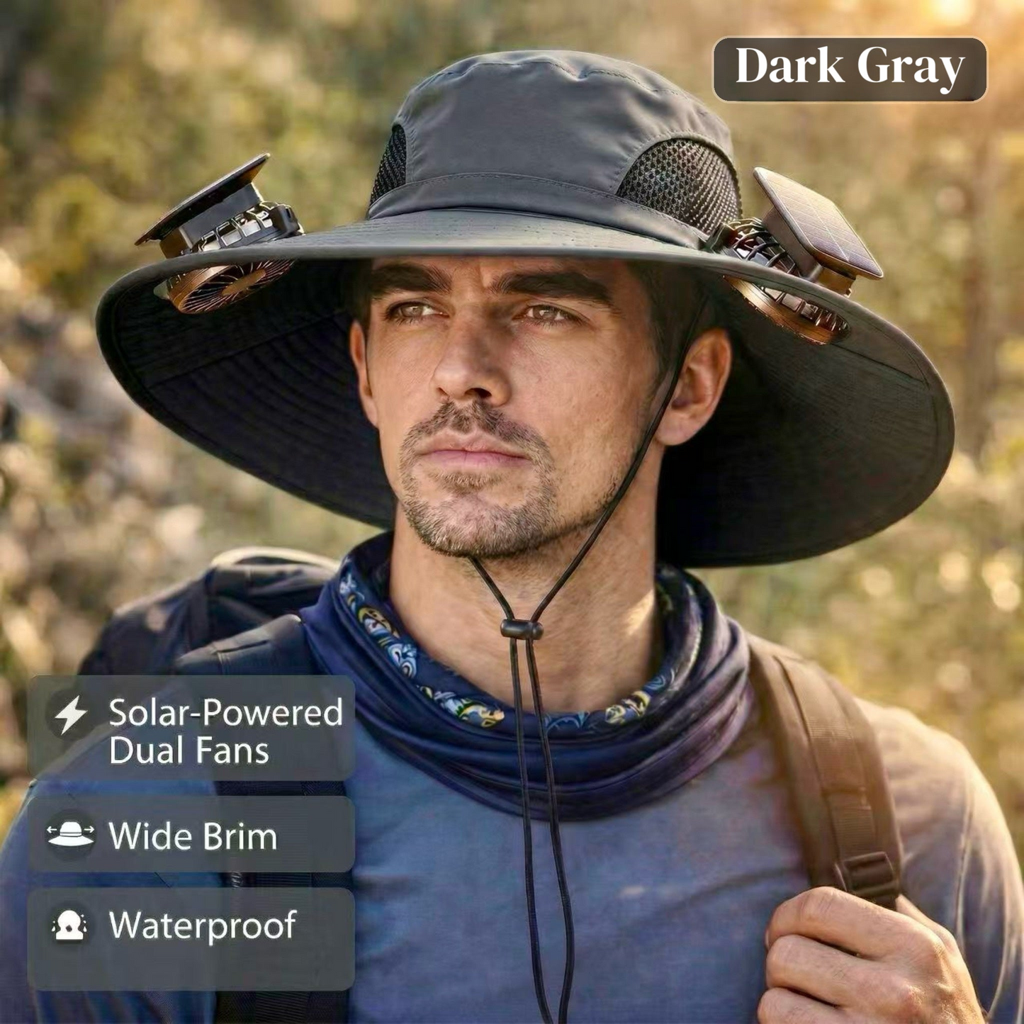 Lorvryssa 🎁 Solar Cooling Fan Hat 🌞