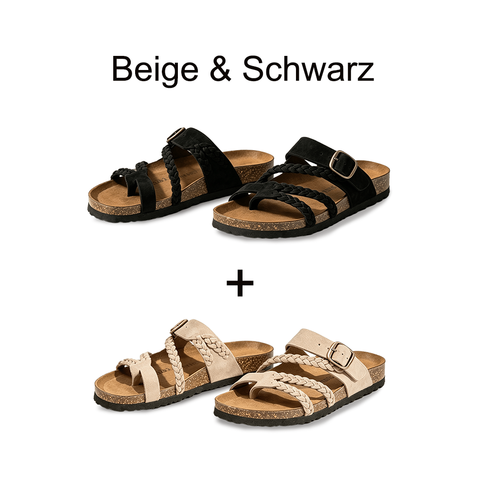 Beige & Schwarz