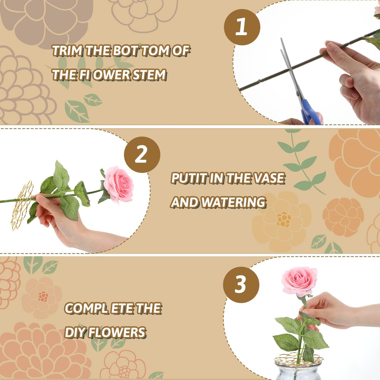 🏆Flash Sale⚡ 50K+ SOLD! Almost Gone-💥🌸Stainless Steel Floral Grid Organizer♻️