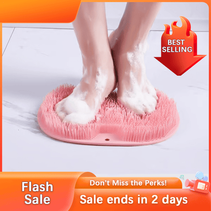 🏆Flash Sale⚡💥 50K+ SOLD! Almost Gone-💥Silicone Shower Foot Scrubber Mat,Best gifts