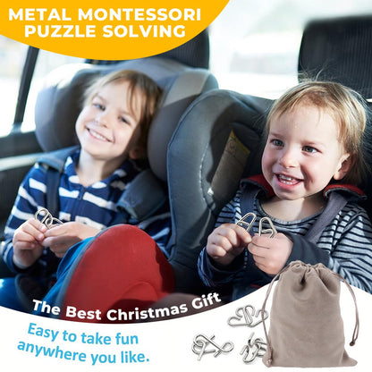 The Best Christmas Gift🎁 Metal Montessori Puzzle Solving