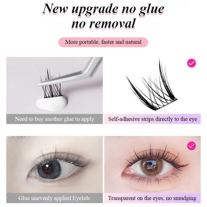 ✨HOT SALE 49% OFF✨Waterproof Glue-free Realistic False Eyelashes