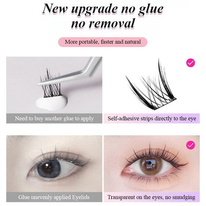 ✨HOT SALE 49% OFF✨Waterproof Glue-free Realistic False Eyelashes