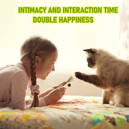 Mresio®🔥😻 Cat Toys Chew Rope & Silvervine Sticks for Bored Indoor Adult Cats