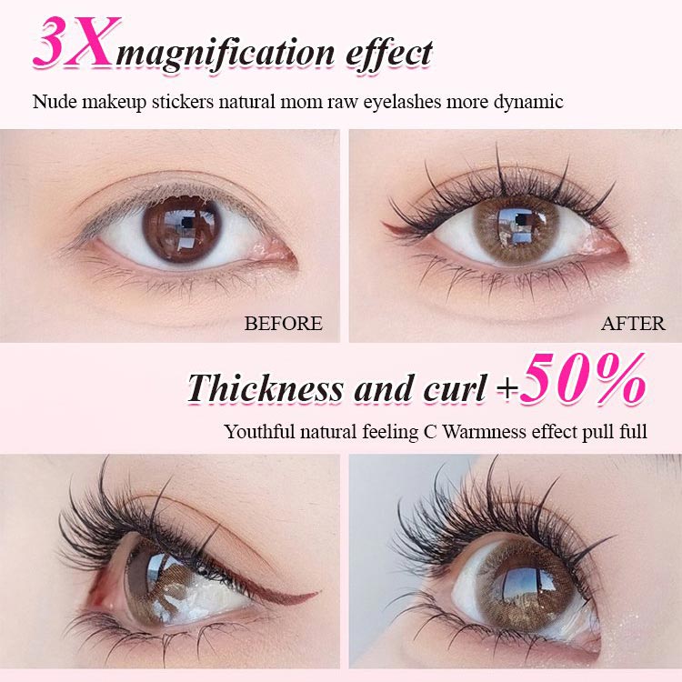 ✨HOT SALE 49% OFF✨Waterproof Glue-free Realistic False Eyelashes