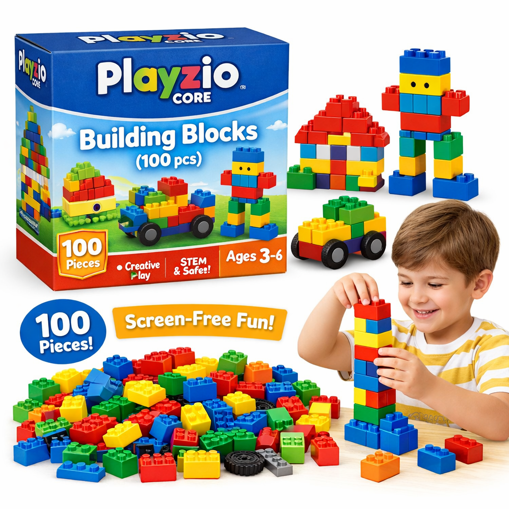 Bloques de construcción Playzio CORE (100 piezas)