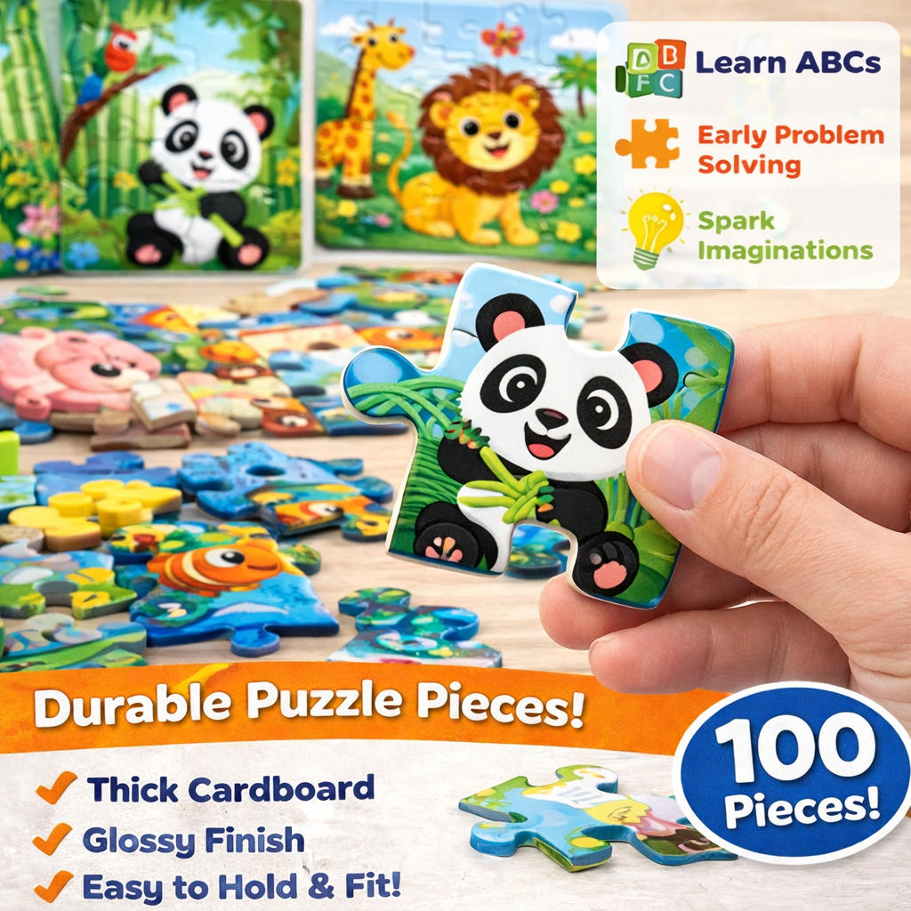 Juego de rompecabezas Playzio CORE – Animales