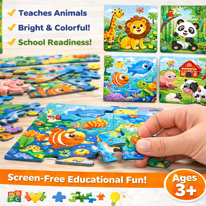 Juego de rompecabezas Playzio CORE – Animales