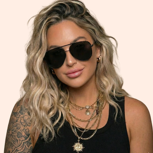 DAX Eyewear Shay Aviator Sunglasses - Polarized UV400