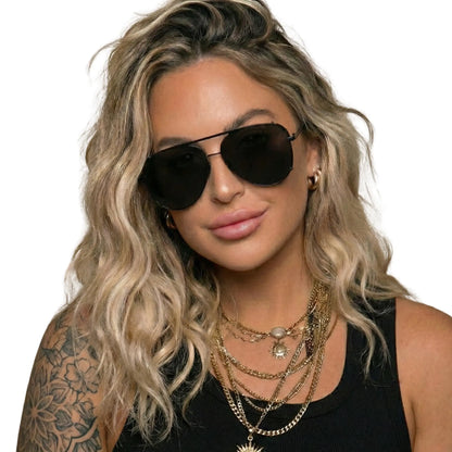 DAX Eyewear Shay Aviator Sunglasses - Polarized UV400